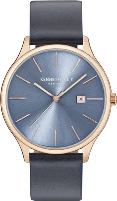Produktbild von Kenneth Cole New York Herren Uhr Armbanduhr Leder KC15096002