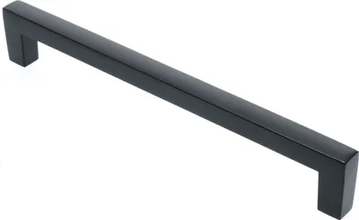 Obrázek produktu pro Nábytková úchytka BA 160mm, kuchyňská úchytka matná černá, moderní úchytka do skříně