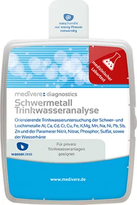 Produktbild von Schwermetall Trinkwasseranalyse 1 St