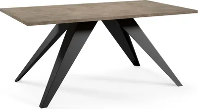 Produktbild von FURNLUX Couchtisch Aria Grau Und Schwarz 60cm / Hauptfarbe: Grau / Abmessungen: 60 x 48 x 120 cm