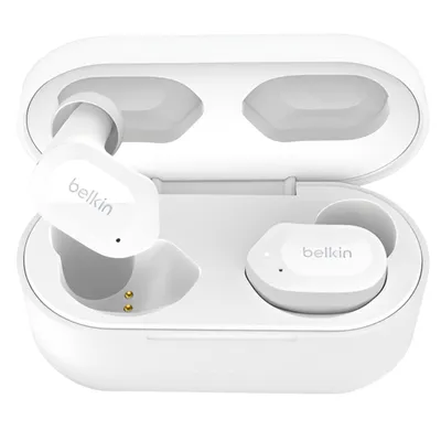 Zdjęcie produktu dla Belkin SOUNDFORM Play, True Wireless Stereo (TWS), Zestaw słuchawkowy, Biały