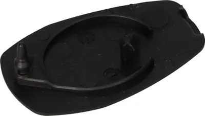 The back of a black plastic cover for a Bosch PowerTube battery charging port.