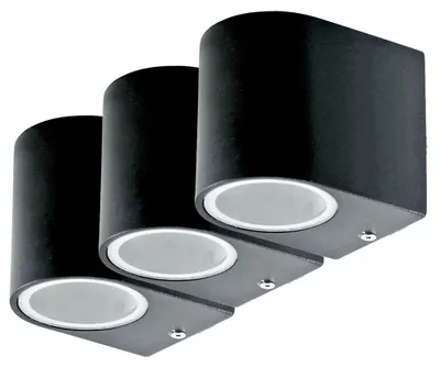 Produktbild von 3er Set Wandleuchten aus Alu für Ihren Außenbereich VT-7651