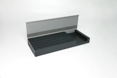 Produktbild von Kesseböhmer Linero MosaiQ Messerhalter magnetisch Kunststoff in Titangrau