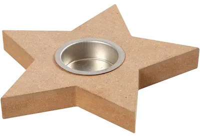 Produktbild von Teelichthalter, H 18 mm, D 15 cm, 1 Stk [HOB-56708]