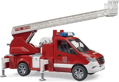 Obrázok produktu pre BRUDER 02673, Hasičské auto, 4 rok / roky, ABS umelá hmota, Červená, Biela