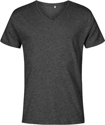 Produktbild von X.O V-Ausschnitt T-Shirt Herren, Schwarz-Melange, M