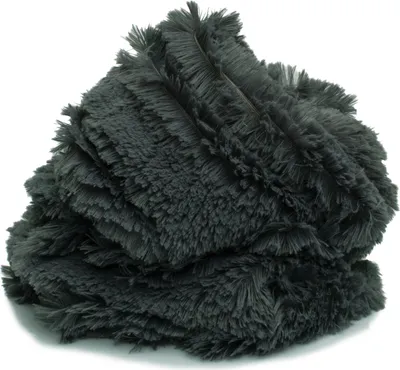 Obrázek produktu pro Pletené Minky Hair, Shaggy, Shaggy (18 mm) Graphite 50x160 cm