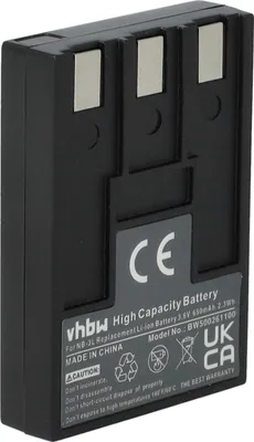 Produktbild von vhbw Akku kompatibel mit Canon PowerShot SD110, SD500, SD10, SD100 Kamera (650 mAh, 3,6 V, Li-Ion)