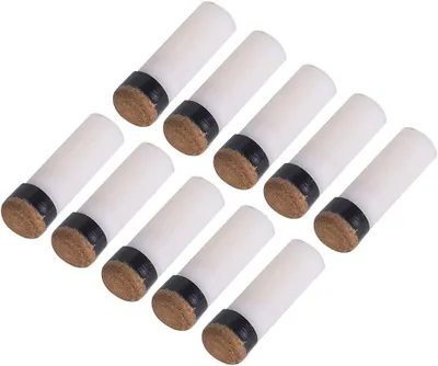 Produktbild von 10x Schraubspitzen für Billardqueues – weiche Queue-Spitzen 10/11/12/13 mm für Pool und Snooker