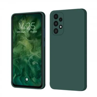 Produktbild von Liquid Silikon Hülle für Samsung Galaxy A53 5G - Farbe: Grün - Modellkompatibilität: Für Samsung Galaxy A53 5G - Displayglas: Ohne 9H Displayglas