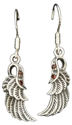 Produktbild von Ohrhänger, Ohrringe Engelsflügel Schmuck 925er Silber