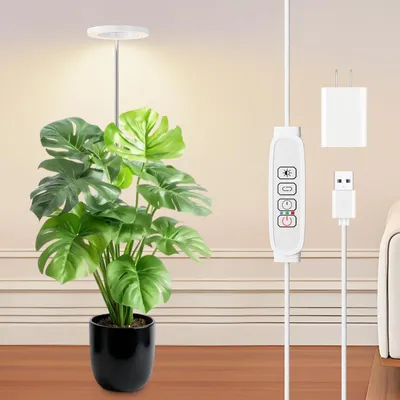 Productafbeelding van Volledig spectrum plantenlamp voor kamerplanten, in hoogte verstelbaar