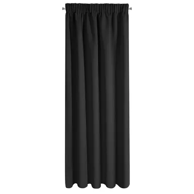 Image de Eurofirany LOGAN Rideau 135x270 Fronceur Noir