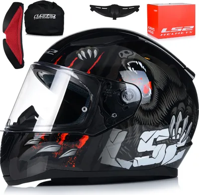Produktbild von Integralhelm LS2 FF353 RAPID II Claw Glänzend Schwarz größe S