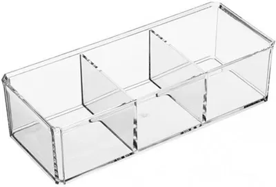 Produktbild von Acryl Make-up Aufbewahrungsbox Transparent Organizer mit Deckel