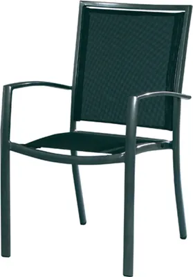Produktbild von Inko Stapelsessel Frisco Aluminium/Textilen Stapelstuhl 2 Farben zur Auswahl