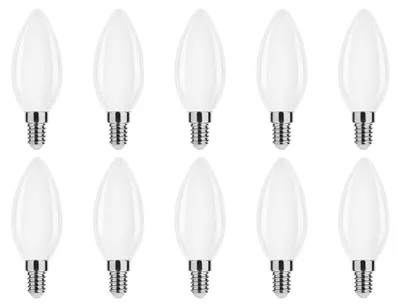 Produktbild von Modee E14 LED Filamentlampe 7W 806lm 4000K Neutralweiß Mattiert 10 Stück