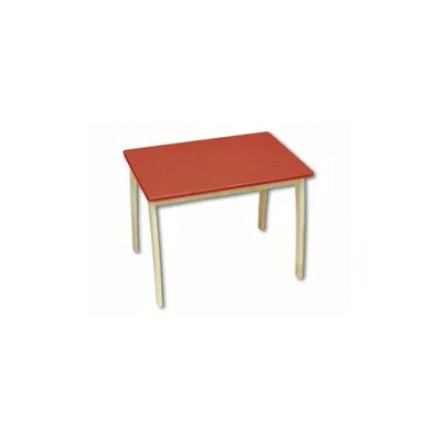 Produktbild von roba Kindertisch, aus Massivholz und MDF, mit farbig lackierter Tischplatte