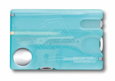 Produktbild von Victorinox V-0.72 40.T21 Taschenwerkzeug Swisscard Nailcare, Hellblau