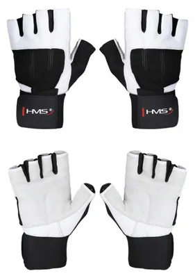 Produktbild von HMS RST04 Trainingshandschuhe Leder mit Handbelüftung XXL
