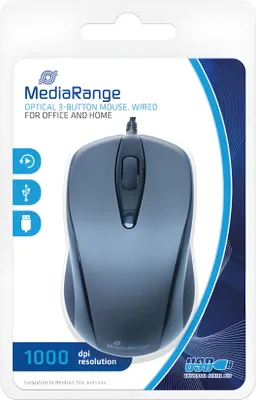 Obrázek produktu pro Mediarange Optische Maus Mit Kabel