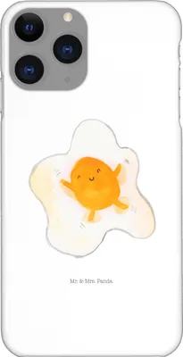 Produktbild von Mr. & Mrs. Panda Iphone 11 Pro Handyhülle Spiegelei Ei - Weiß - Geschenk, Liebe, Tag, Premium Kunststoff, Lustige Sprüche, Glücklich, Handy Case, Schön