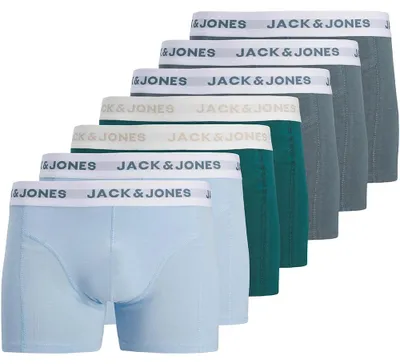 Produktbild von Jack & Jones Dean Solid Trunks Boxershorts 7 Einheiten Mehrfarbig L Mann Mehrfarbig L