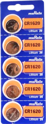 Produktbild von Murata CR1620 3V Lithium-Münzenbatterie