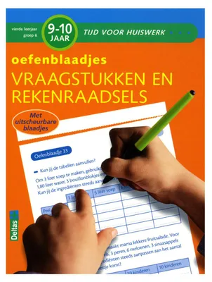 Productafbeelding van Oefenblaadjes Vraagstukken en rekenraadsels 9-10 jr
