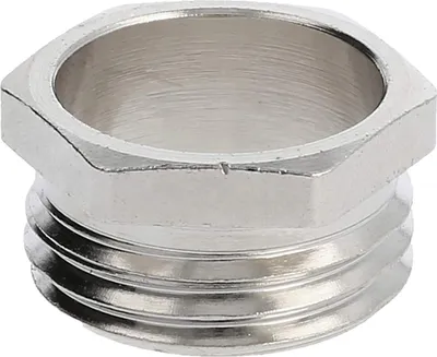 Produktbild von Druckschraube PG9x1,41 MSD-PG9 Sechskant Messing (CuZn) vernickelt Gewindelänge 6,0mm - 1 Stück