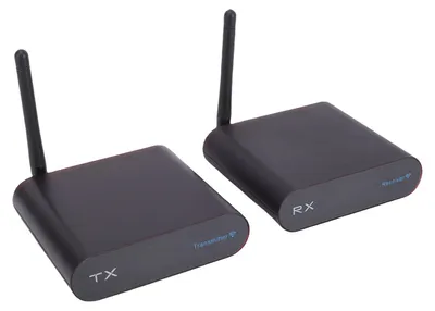 Produktbild von Drahtloser AV-Sender, 8 Kanäle, 2,4 GHz, Audio- und Video-Empfänger und -Sender, 300 m Reichweite, EU-Stecker
