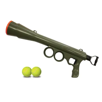 Produktbild von Ball-Bazooka - Ballwerfer-Hund - Grün