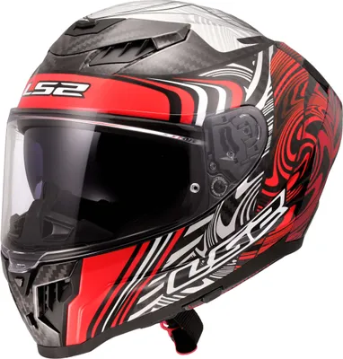 Produktbild von LS2 FF807 Dragon Enthum Carbon Helm, carbon/rot/weiß, 2XL (63/64)