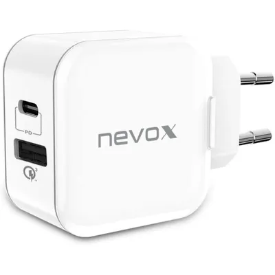 Produktbild von nevox QC3.0 USB-A + USB-C Dual-port Netzteil
