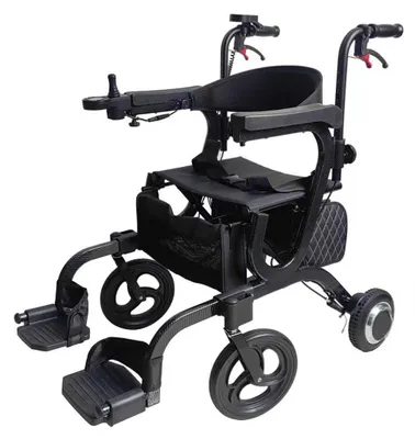 Produktbild von Vita Go 2-in-1 E-Rollator & Elektrorollstuhl – faltbar, 19 kg, bis 6 km/h, belastbar bis 136 kg – von Elektroroller Futura