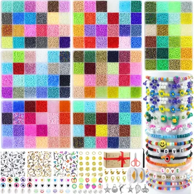 Produktbild von Set aus 3mm Glasperlen zum Schmuckmachen