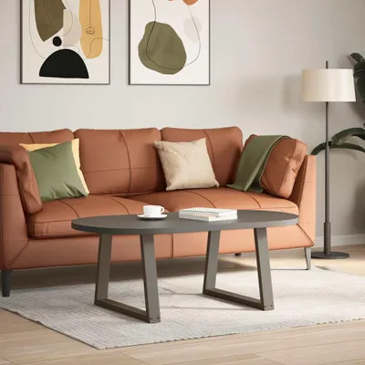 Image de vidaXL Pieds de table basse en V 2 pièces acier naturel 70x(42-43,3) cm acier