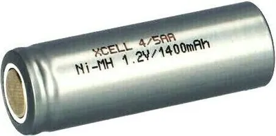 Produktbild von XCELL, NiMh Akku Industriezelle, 4/5AA 43x14,5mm, 1,2V/1400mA