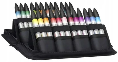 Zdjęcie produktu dla Zestaw markerów akwarelowych Winsor & Newton ProMarker, 24 sztuk + 1 sztuka