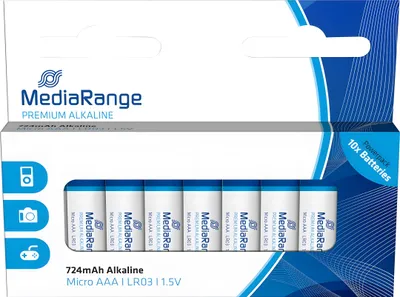 Immagine prodotto di MediaRange Batterie Premium Alkaline AAA/LR03 1,5V  10Stk.