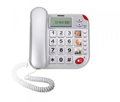 Produktbild von Brondi Super Bravo PLUS Telefon, Rufnummernanzeige, Freisprechfunktion