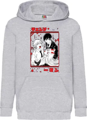 Produktbild von Kinder Kapuzenpullover Manga Japan Anime Comics Animation Chainsaw Anime manga Man 16, 9-10-Jahr -одини / Grau