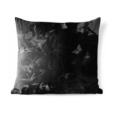 Obrázek produktu pro MuchoWow® Vnější polštář - Zvířata a rostliny - Melchior d'Hondecoeter -45x45 cm- Odolnost proti povětrnostním vlivům - polštář do obývacího pokoje
