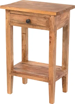 Produktbild von Telefontisch PLANTA | 52x34cm (HxB), Nachtschrank mit Schublade  | Farbe: 02 hellbraun