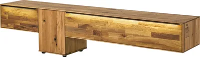 Produktbild von MASSIVMOEBEL24 Lowboard Wildeiche 220x43x55 natur geölt WIEN #207