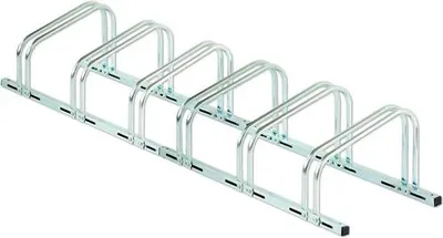 Produktbild von Fahrradständer Schulte für 6 Räder mit Reifenbreite bis 7,5 cm feuerverzinkt