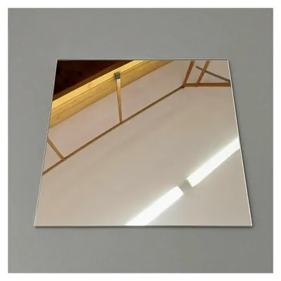 Produktbild von Acrylspiegel 3 mm | rahmenloser Kunststoffspiegel | Zuschnitt nach Maß | Spiegelfliesen | Farbe: Silber | Größe: 60x40 cm