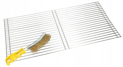 Produktbild von Kotarbau Edelstahl Grillrost 68x40cm mit Bürste