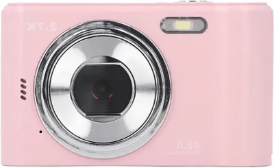 Immagine prodotto di Fotocamera digitale per bambini - Videocamera per bambini - Scatta foto - Con autofocus - 44MP HD - Rosa